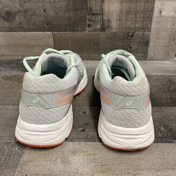 Asics Women's Gel Contend 4 Ortholite Running Shoes Size 8 Gray Mint T765Q VGUC - Picture 7 of 10